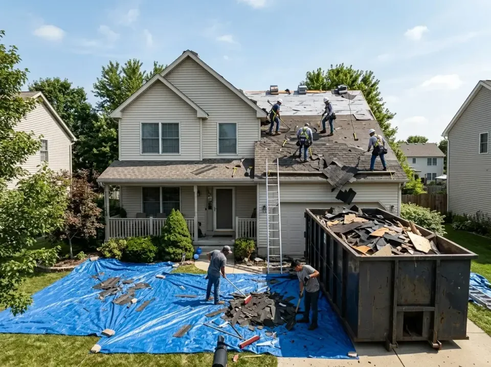 roof-replacement-debris-remova-004 — frequently asked questions, Cheapest Dumpster Rentals in Geneva, IL